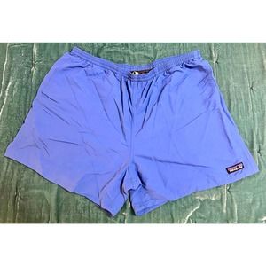 Patagonia Swim Trunks Men’s Royal Blue Drawstring Board Shorts 5”